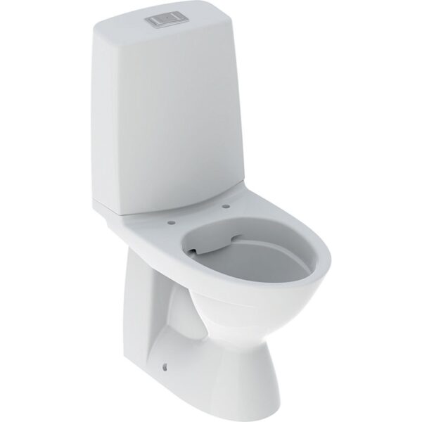 IDO Glow 61 lattia-WC, piiloviemäri-P-lukko, Rimfree