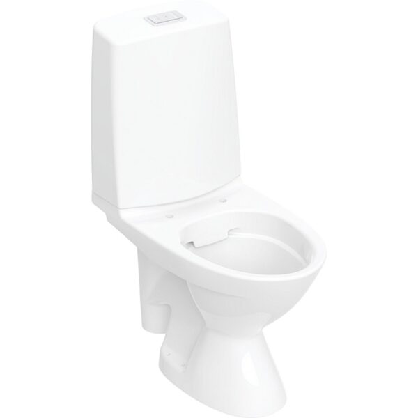 IDO Glow 63 lattia-WC, avoin S-lukko, Rimfree