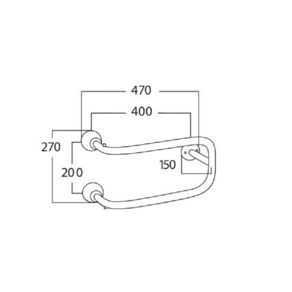Rej Design Smart BTU 402 vesitoiminen pyyhekuivain, sivukytkennällä - Image 3